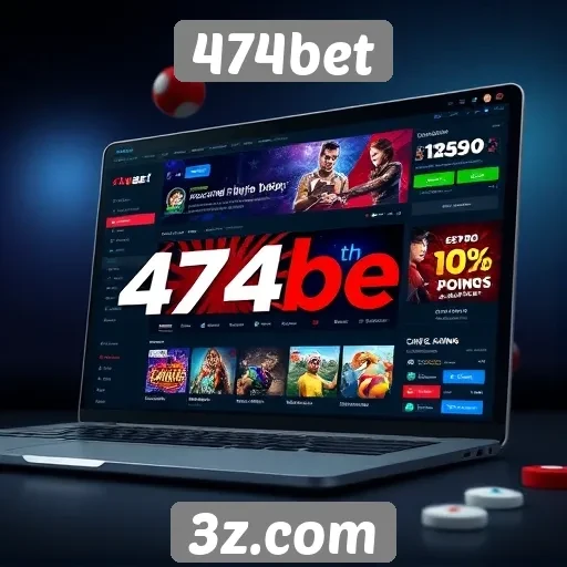 Facilidade de navegação no site 474bet